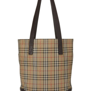 Brown Haymarket Canvas Pocket Shoulder Bag
