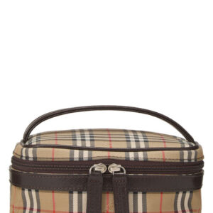 Brown Haymarket Canvas Round Vanity Mini