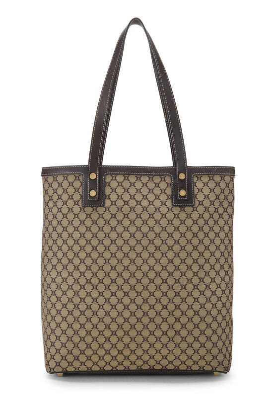Brown Triomphe Canvas Tote