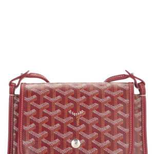 Red Goyardine Canvas Plumet
