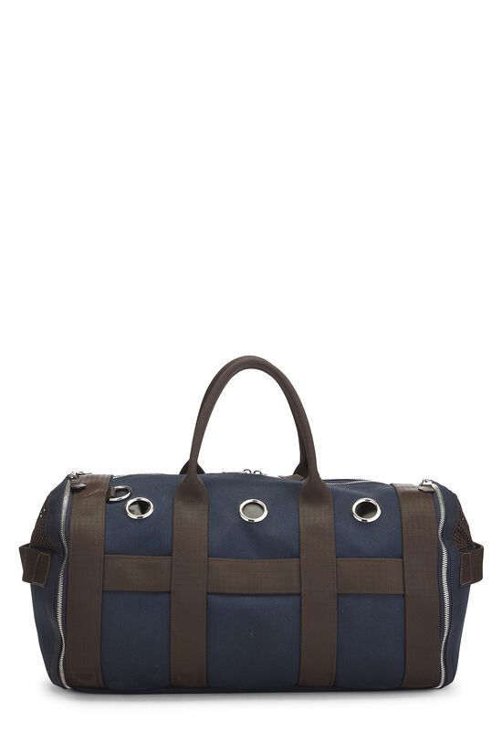 Navy Canvas Dog Carrier