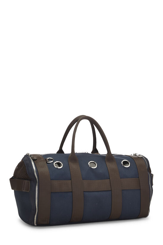 Navy Canvas Dog Carrier - Image 2