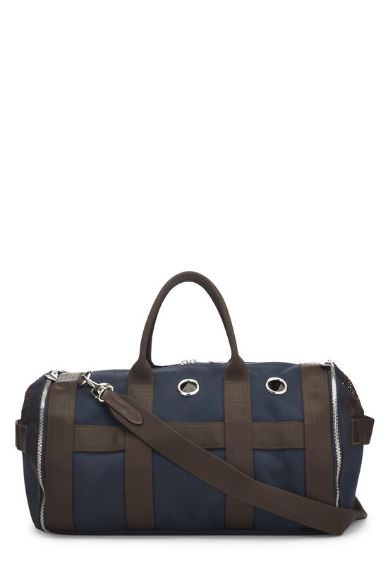Navy Canvas Dog Carrier - Image 4