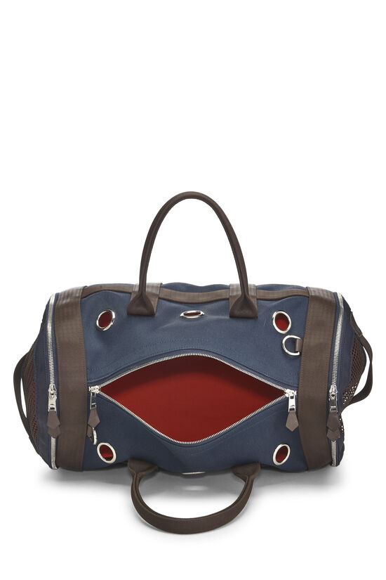 Navy Canvas Dog Carrier - Image 6