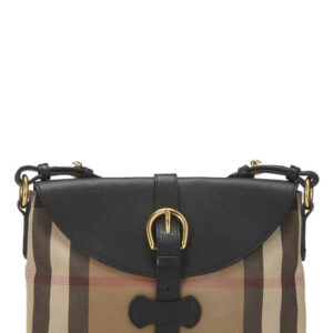 Black House Check Canvas Milton Crossbody Small