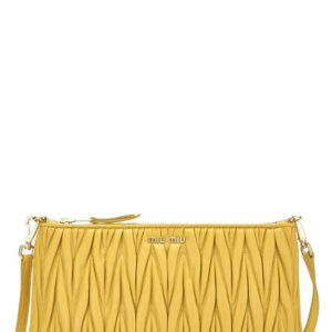 Yellow Nappa Crossbody