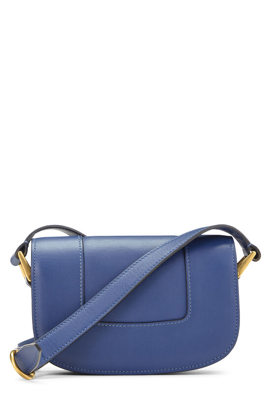 Blue Calfskin Supervee Crossbody Small - Image 4
