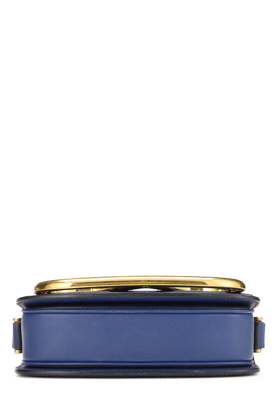 Blue Calfskin Supervee Crossbody Small - Image 5