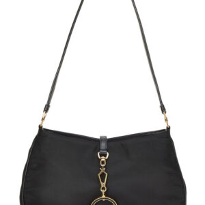 Black Nylon Shoulder Bag