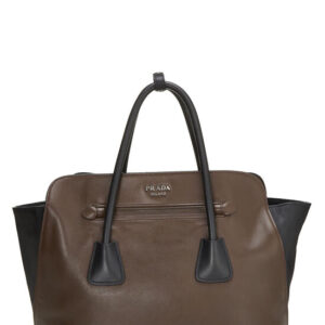 Multicolor Calfskin Trapeze Tote