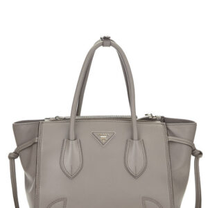 Grey City Calfskin Sport Twin Pocket Tote